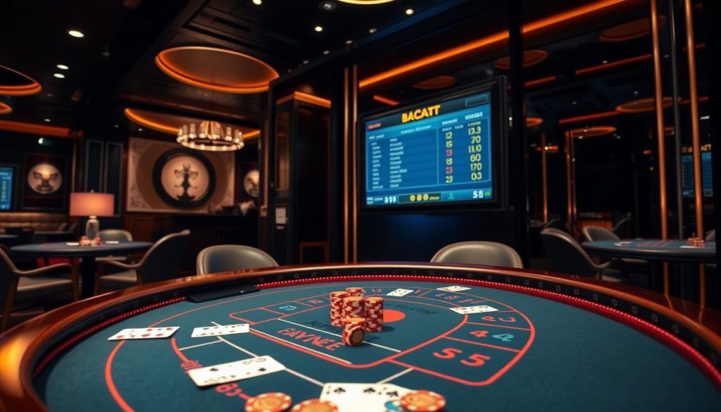 Cara bermain Baccarat online.