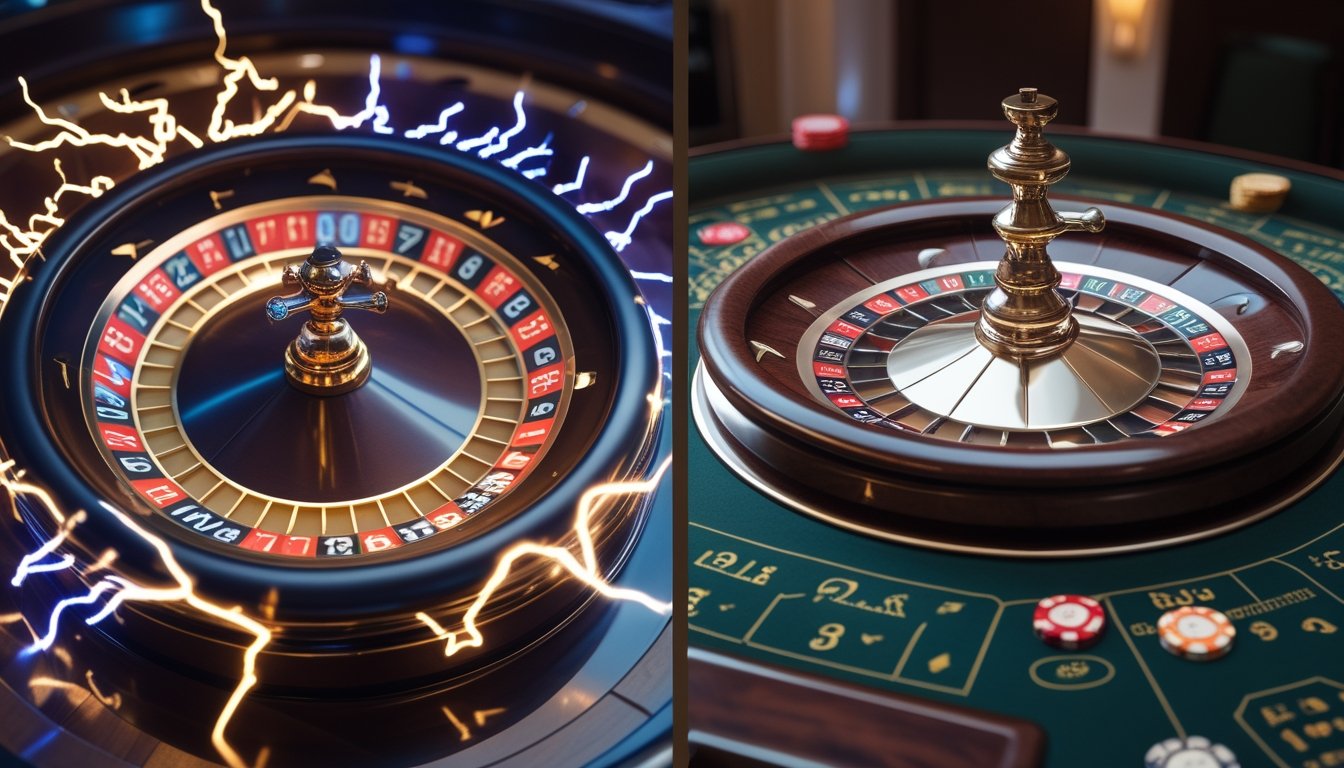 Lightning Roulette vs Roulette Eropa: Analisis Perbedaan, Keunggulan, dan RTP